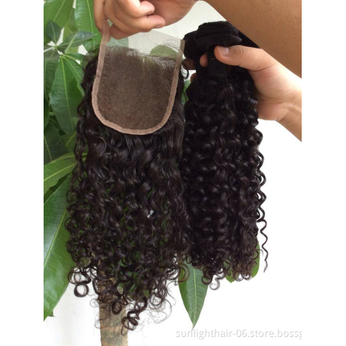 Wholesale Brazilian Water Wave Bundles 100% Human Hair Weave Bundles Brazilian Remy Hair Extensions Natural Color water wave